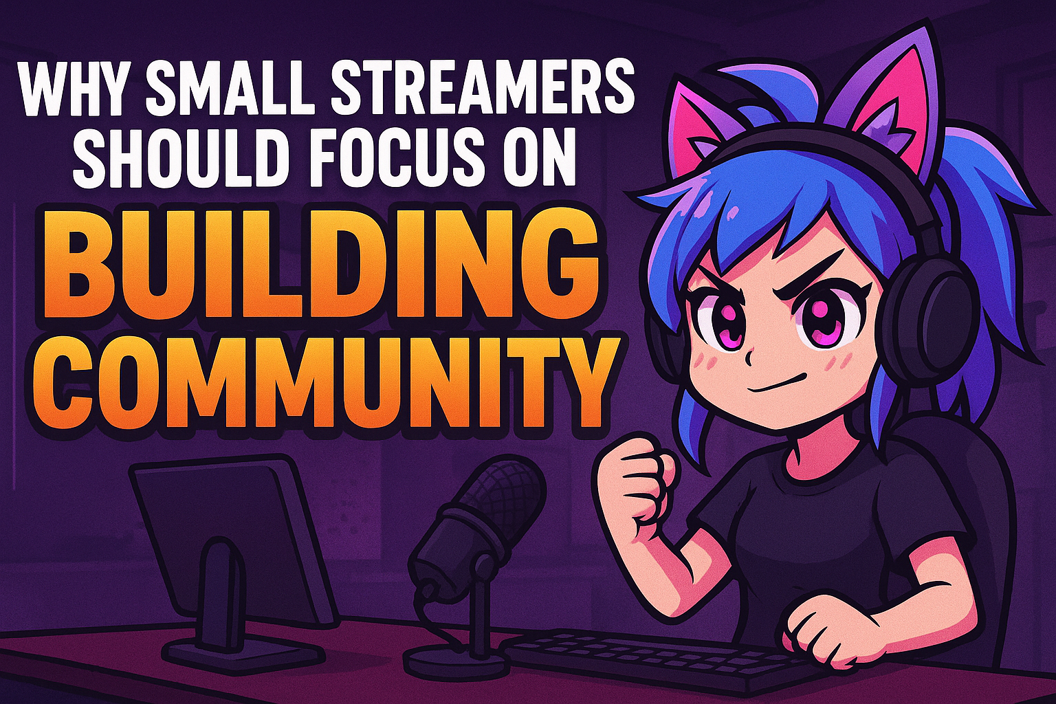 Why Small Streamers Should Focus on Building Community First